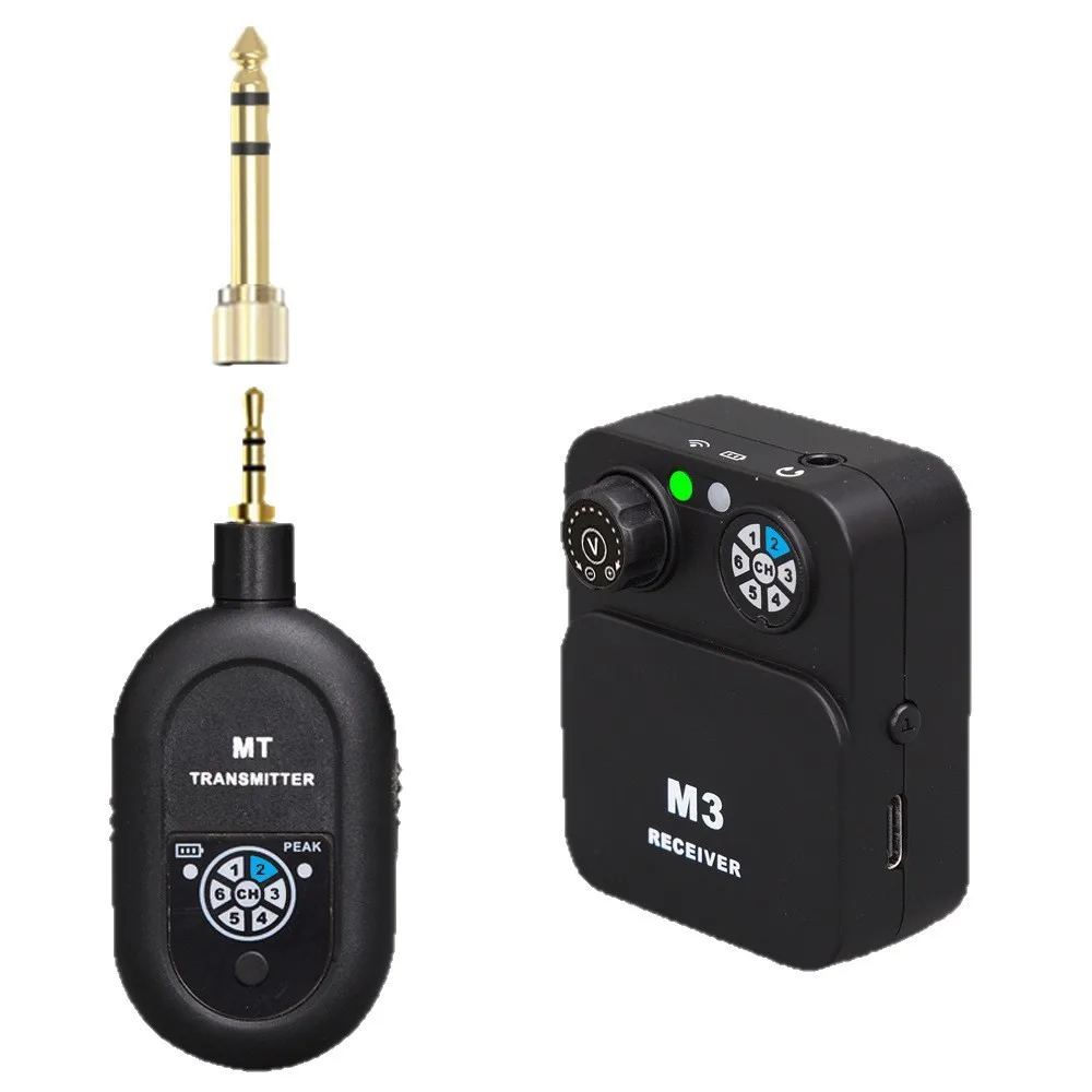 

ERZHEN Wireless monitoring in ear stage playback system with 2.4G adjustable frequency for band members and singers to listen