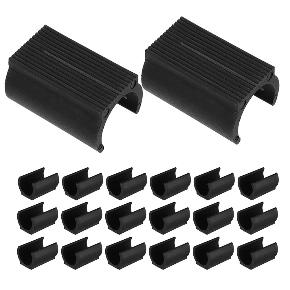 

30pcs Anti Slip Furniture Pads Non Slip Chair Leg Tips Table Foot Protectors U Shaped Caps Wear Resistant Floor Protectors