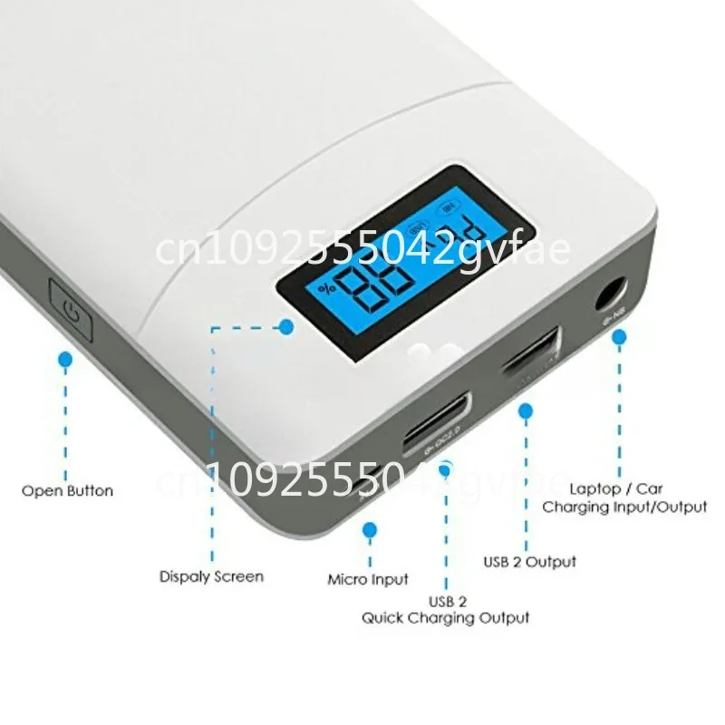 P65 QC2.0 LCD laptop charger anker power bank 20000mah with 12v 15v 16.5v 19v 20v 24v