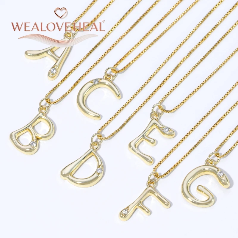 muttertagsgeschenk，Luxuriöse Halskette mit Initialen von A bis Z aus 18 Karat vergoldetem Messing, glänzender CZ-Buchstabenanhänger, minimalistischer Alphabet-Schmuck für Frauen, individuelles Namensgeschenk – Detail 16