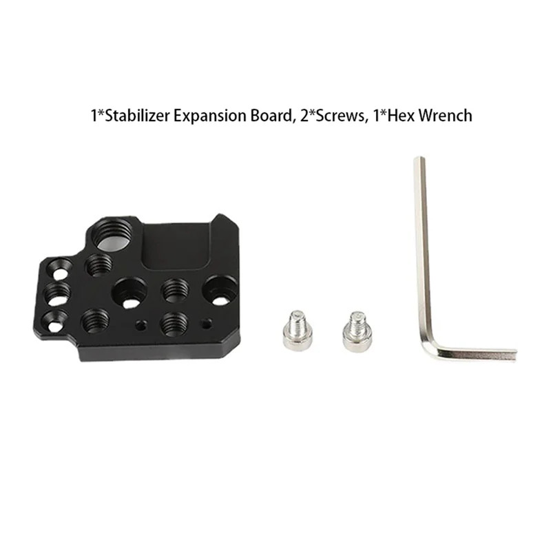 ABKN-1Set Fit For DJI Ronin RSC2 Stabilizer RS3 Expansion Board Aluminum Alloy Install Monitor Expansion Board