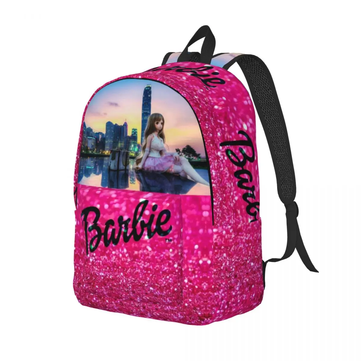 Daily Barbie City Kindergarten Bag Weekend Picnic Retro Washable Sanrio Barbie Office Workers Backpack Birthday Gift