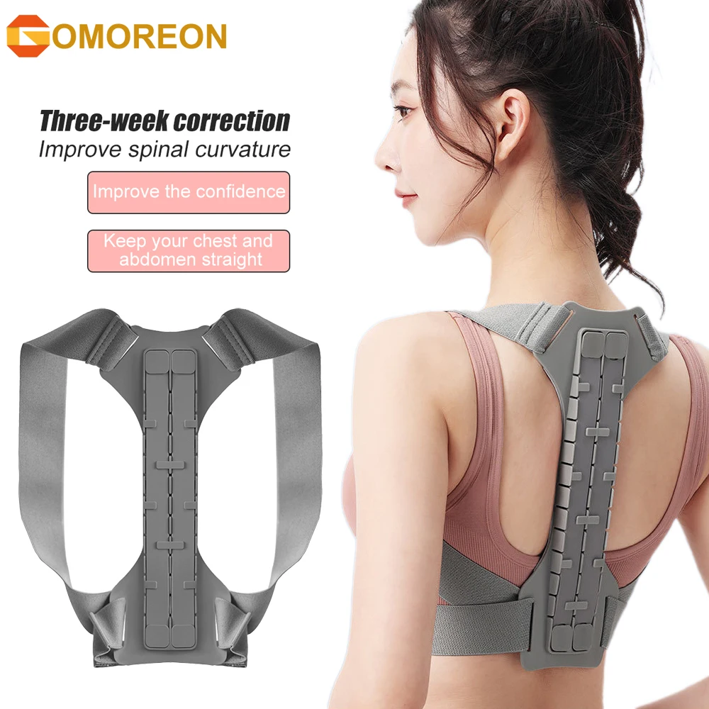 Posture Corrector for Men Women, Adjustable Shoulder Posture Brace - Adjustable Upper Back Brace - Invisible Thoracic Back Brace