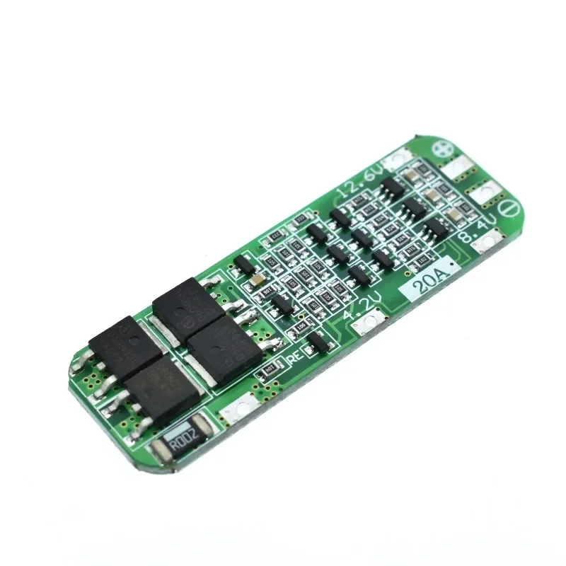 

Li-ion Lithium Battery Charger 3S 20A 18650 PCB BMS Protection Board For Drill Motor 12.6V Lipo Cell Module 64x20x3.4MM