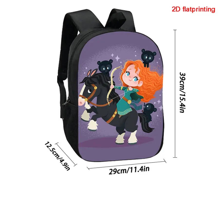 Mochila School Backpack For Child, Cartoon Brave School Bags For Girls Boys,Large Capacity Child Backpack For Aaged 5-10