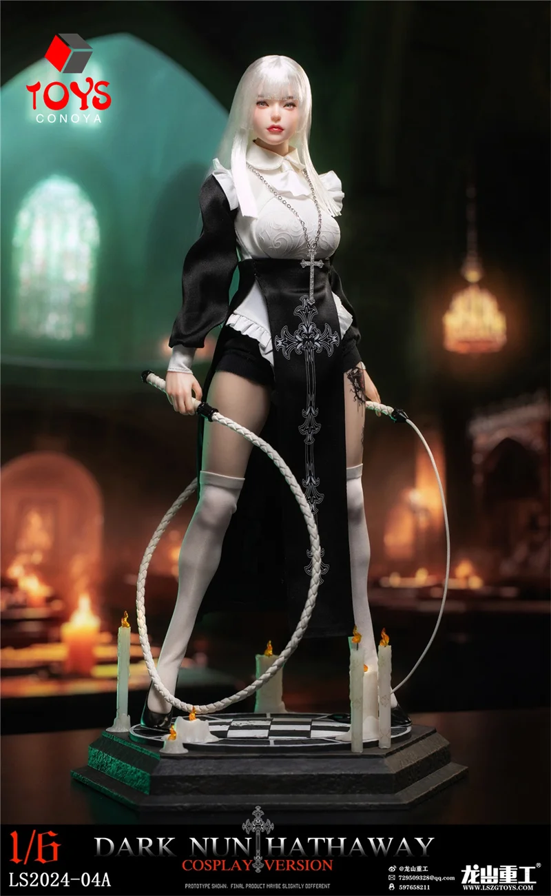 Longshan Dark Sister Hathaway Cosplay, Indústria Pesada, LS2024-04, 1/6 Figura de Ação Soldado Feminino, 12 '', Figurine Toy Model