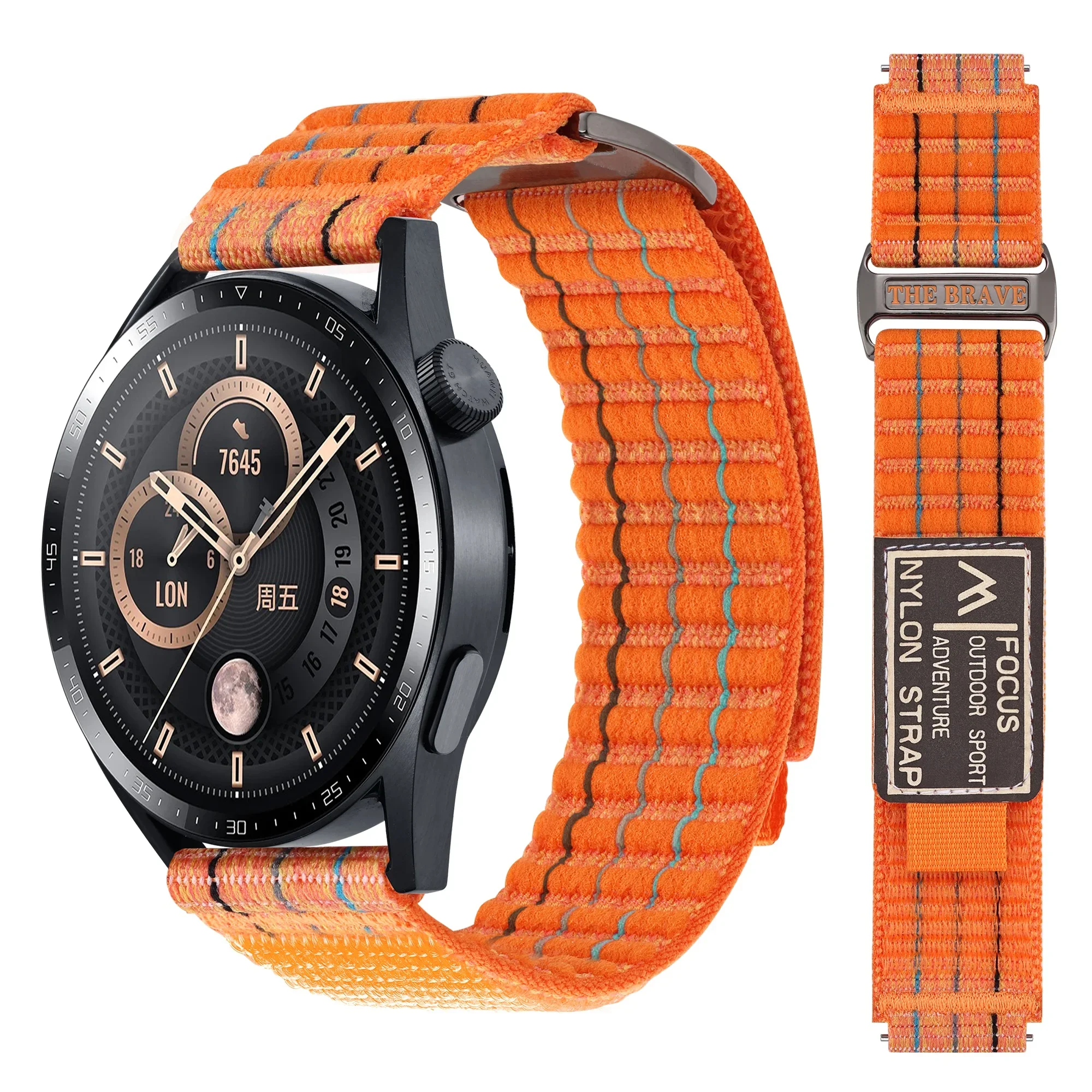 

20mm 22mm strap for Samsung Galaxy Watch 7 6 4 Classic 5 pro 3 active 2 gear S3 Trail loop bracelet Huawei Watch gt 5 4 3 2 band