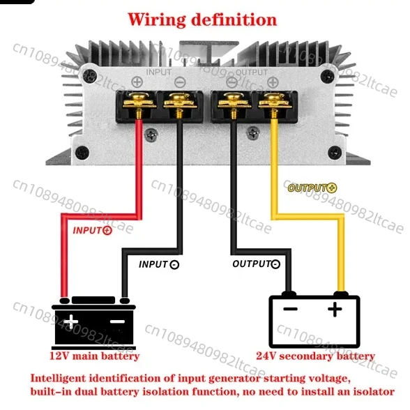 12V To 28V 100A RV Battery Intelligent Driving Charger  Constant Current Car Charger  Suitable for Generators Above 180A