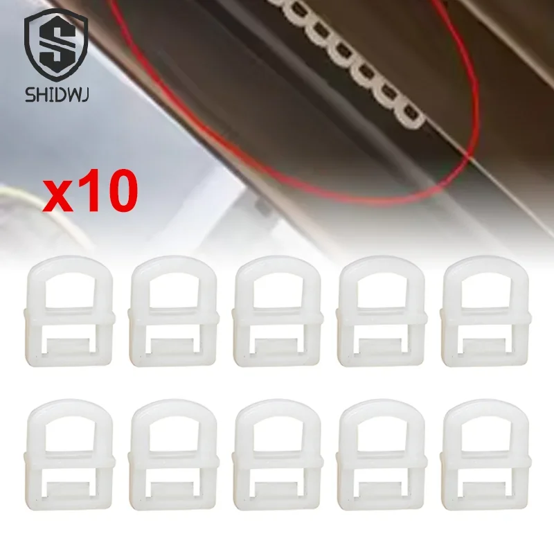 10Pcs/Lot Car Curtain Track Wheel Buckle Truck Curtains Track Suspension Ring Pulley Sliding Ball Curtain Rail Clips Hook