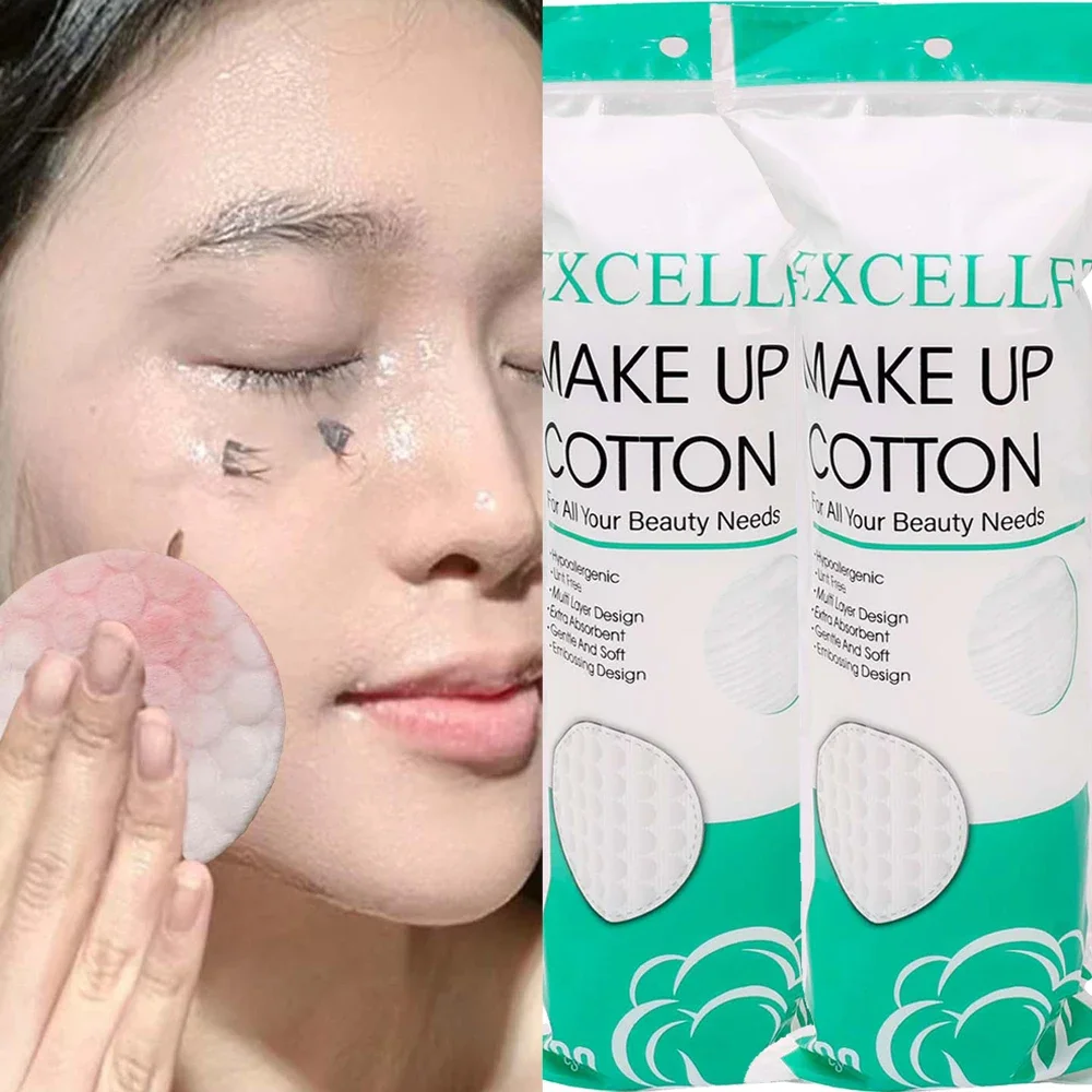 200 Stuks Wattenschijfjes Wegwerp Schoon Katoen Gezicht Nagellak Remover Ronde Zachte Gezicht Reiniging Remover Wattenschijfjes Make-Up\';[]p