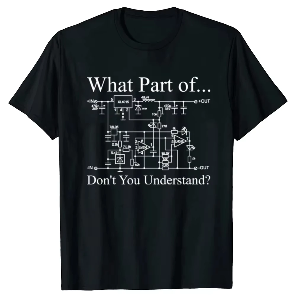 Quelles parties du circuit ne comprenez-vous pas ? T-shirt Ingénieur Électricien, Ingénieur en Électricité, Papa Électricien, T-shirt pour Homme, Hauts Y2K
