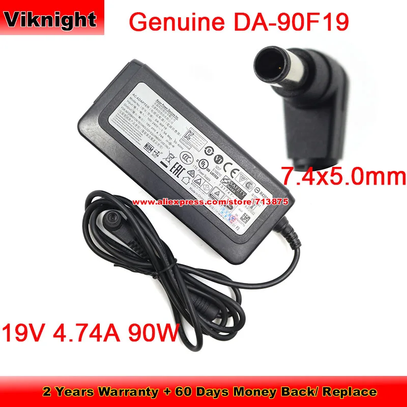 Genuíno Da-90f19 para Apd ac Adaptador 19v 4.74a 90w Fonte de Alimentação para Dispositivos de Alimentação Asiáticos Inc. Led Monitor