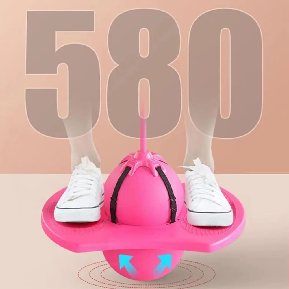 New Long Height Bouncing Ball Explosion-proof Frog Jump Balance Elastic Ball Sport Board Training