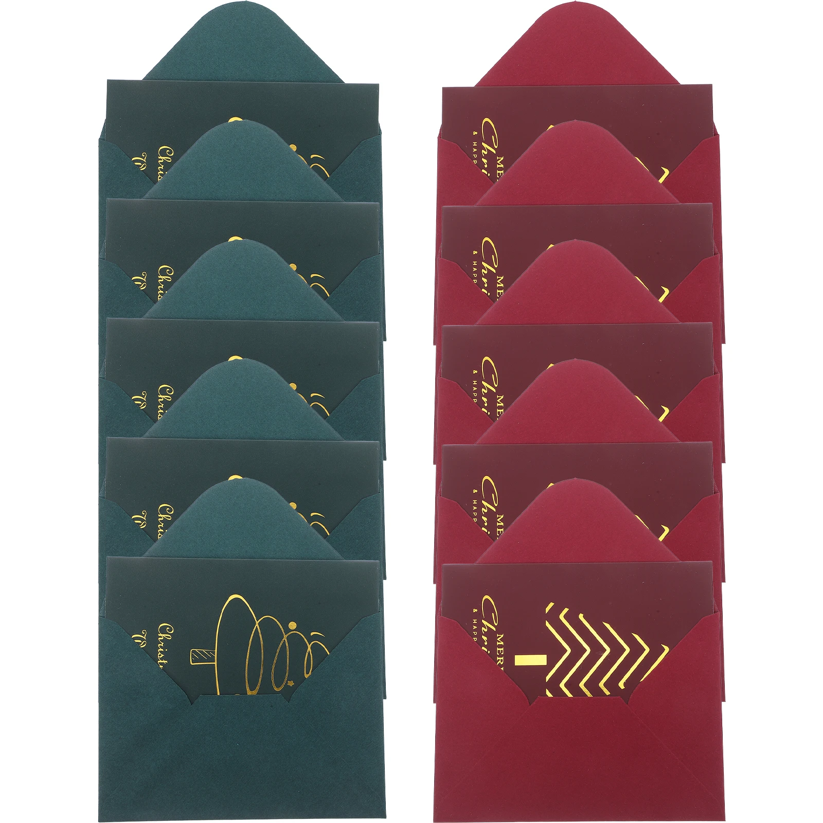 

10 шт., винтажные рождественские поздравительные открытки, пустая золотая фольга, товары для рождественской вечеринки, праздничные поздравительные открытки, праздничное использование