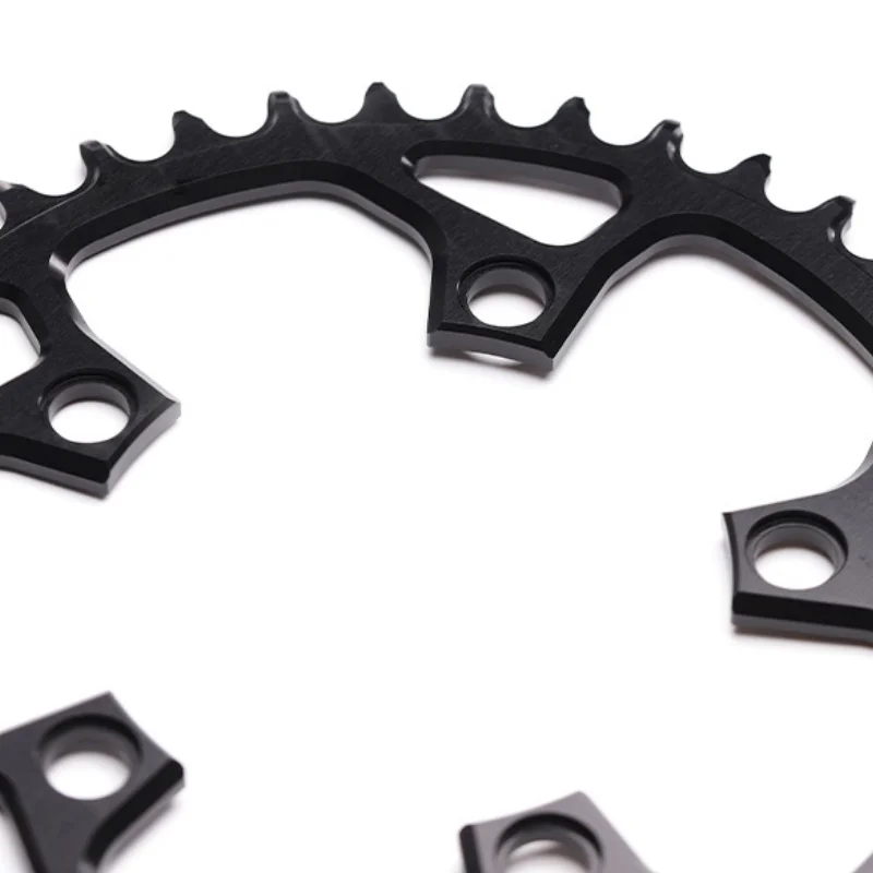 PASS QUEST 94BCD 5 Claw round black and silvery mountain bike Aluminum sprocket narrow wide chain 4mm for 10/11/12 speed chain