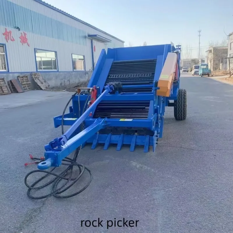 Customized 1.2mHigh Productivity Stone-Soil Separator For Hilly And Mountainous Areas Core Gearbox Stone-Picking Stone-Collectin
