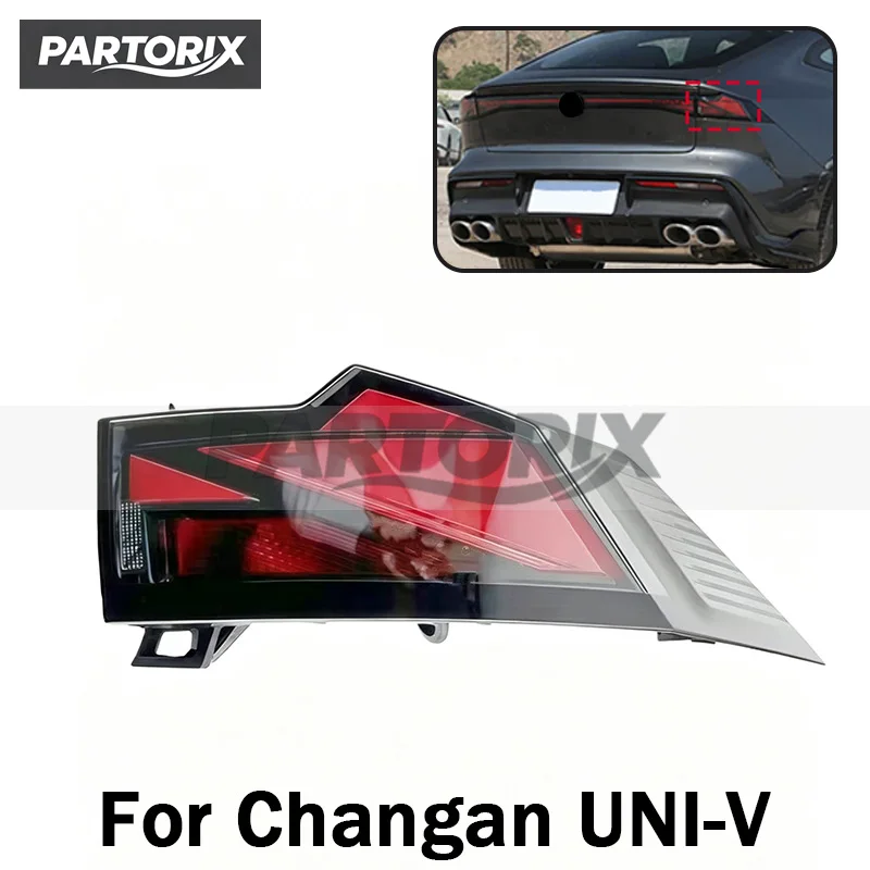 Rear Bumper Taillamp For Changan UNI-V Rear Lamp with Turn Signal Reverse Light Direct Fit Replacement 4133020-DE01