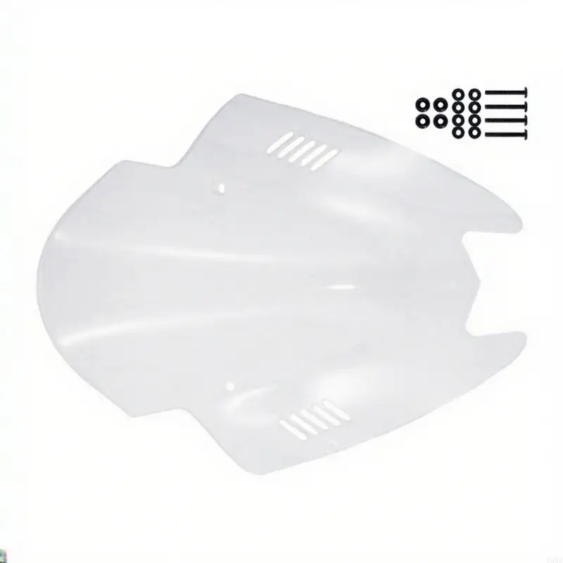 

D5BE Reinforced Motorcycle Windshield Anti Design Long Lasting PMMA Material