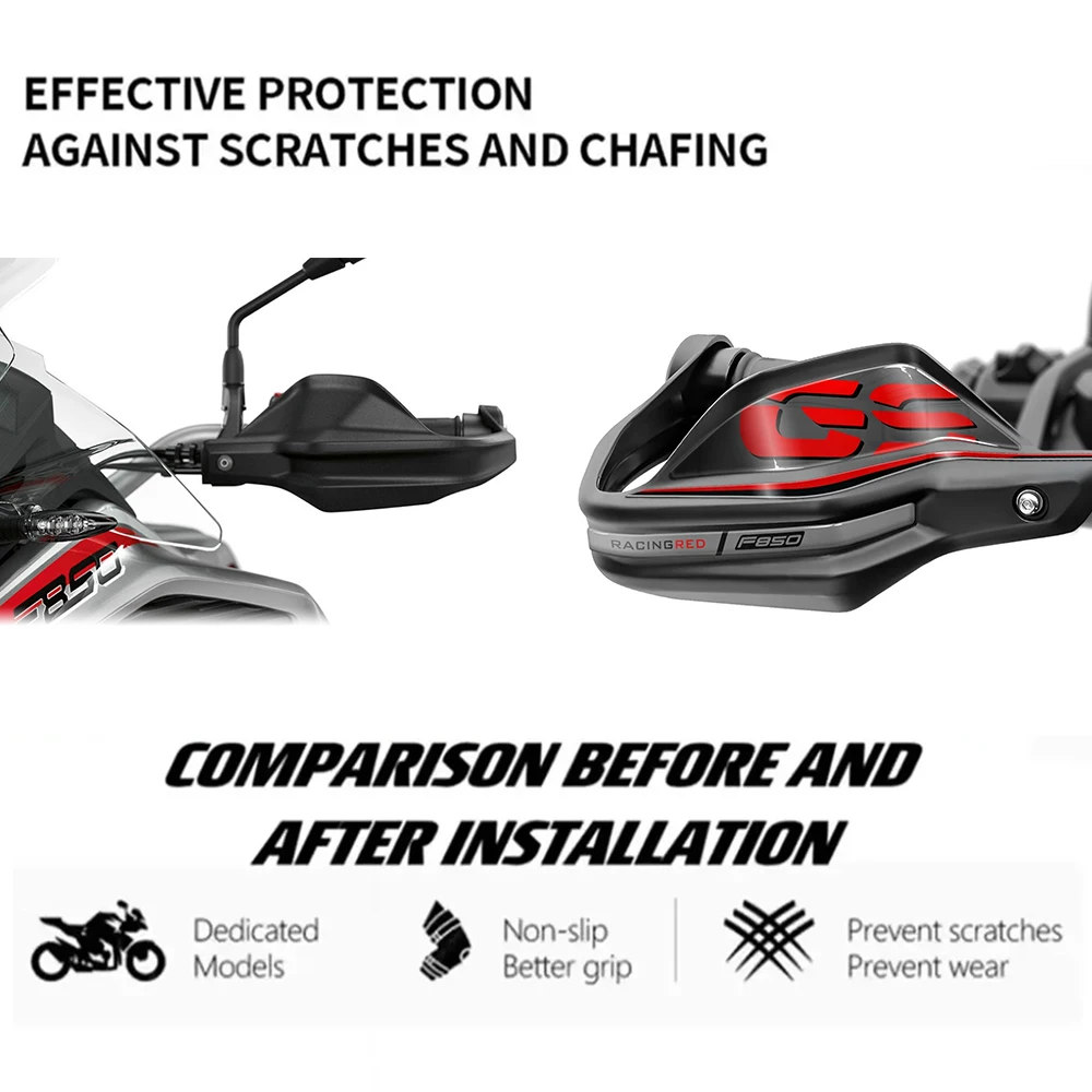 Waterproof Protective Sticker Motorcycle Hand Guard Shield Sticker For F 850 GS 17-18/22-23