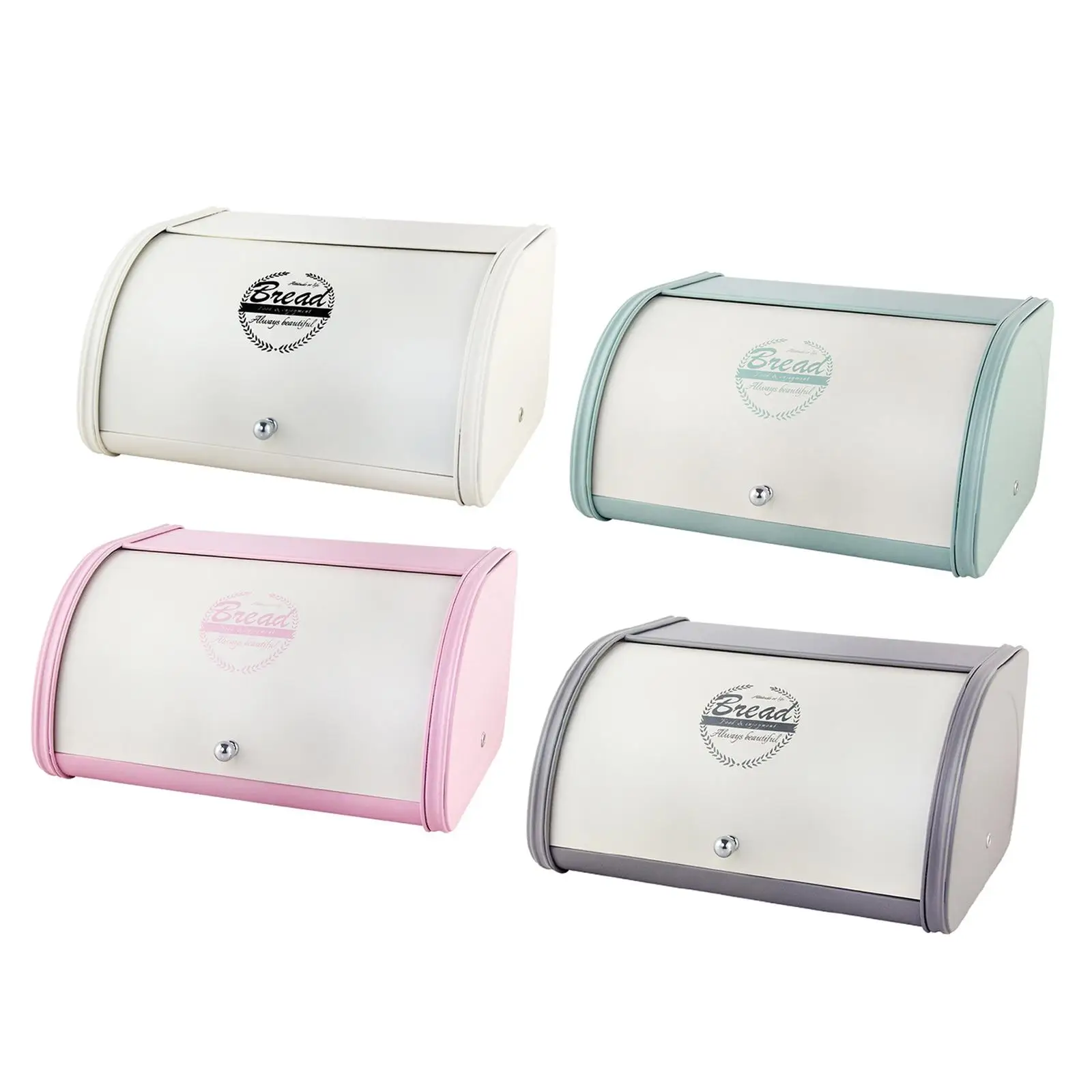 

Bread Bin Container Holder Bread Container Metal Bread Bin for Baked Goods