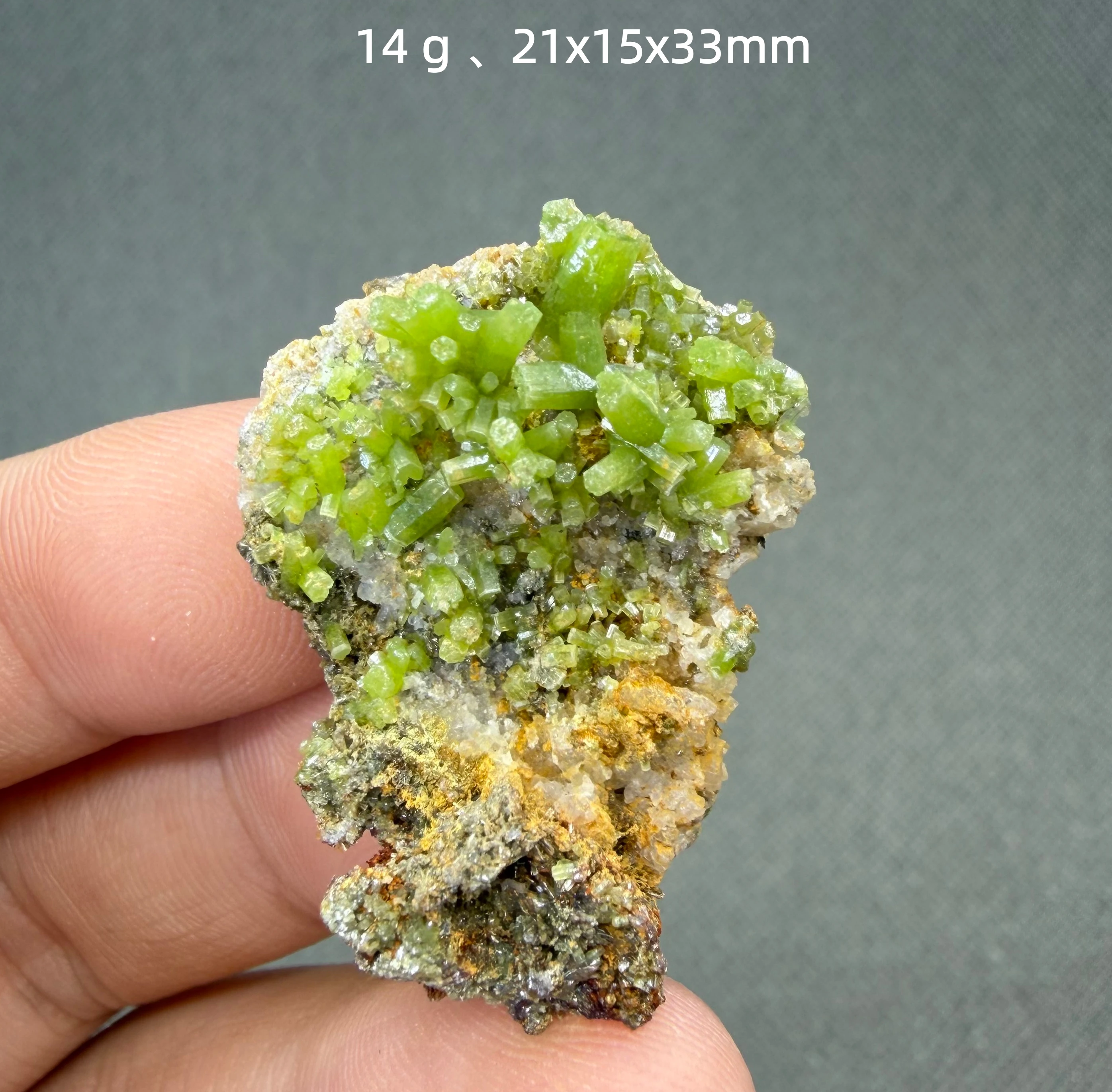 Natural Pyromorphite Green Grape Botryoidal Cluster Mineral Specimen Home Decor Gift