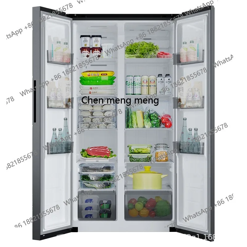 

Refrigerator household large-capacity double door energy efficiency air-cooled frost-free double frequency conversion new model