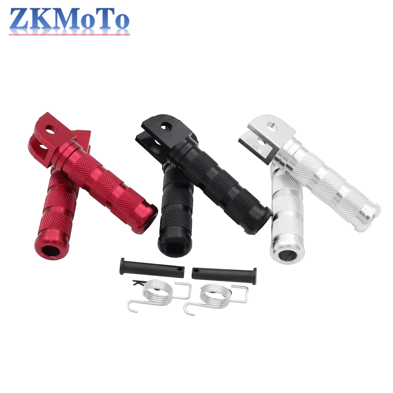 One Pair CNC Aluminum Motorcycle Rearset Footrests Rest Foot Pegs Pedal For Unviersity Refit Modified Motorcycle