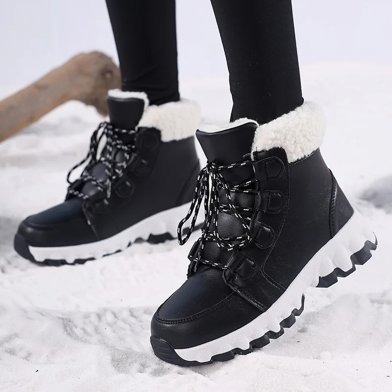 

Boots Men Snow Comfortable Booties For Men Plus Size Warm Fur Ankle Boots Winter Boots For Men Fashion Footwear Men's Work Shoes