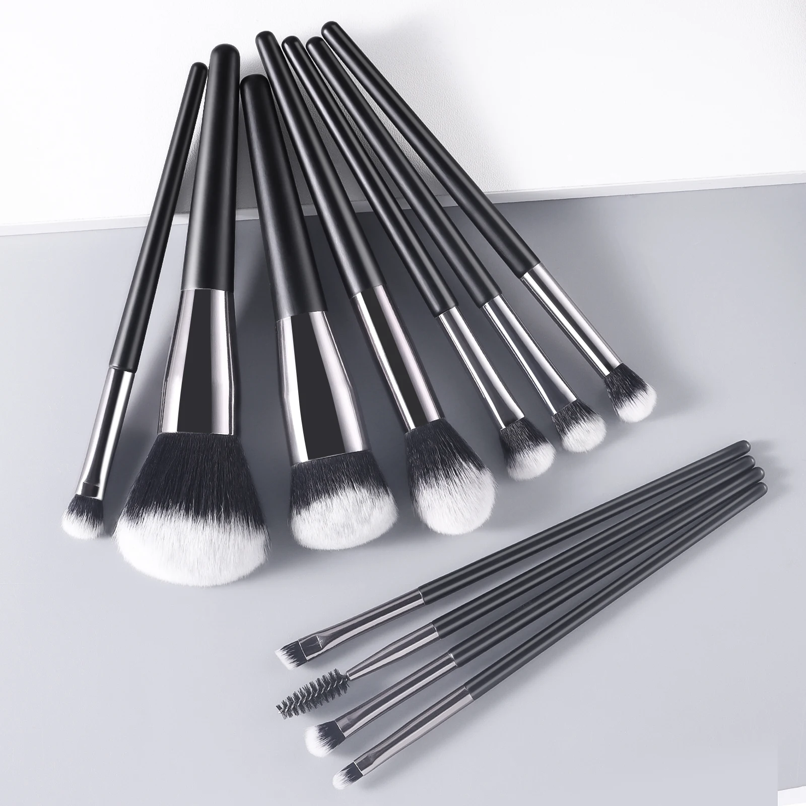 

Makeup Brush Sets,11pcs wood Neutral Portable Multifunctional Cosmetic Brushes For Making Up Supply