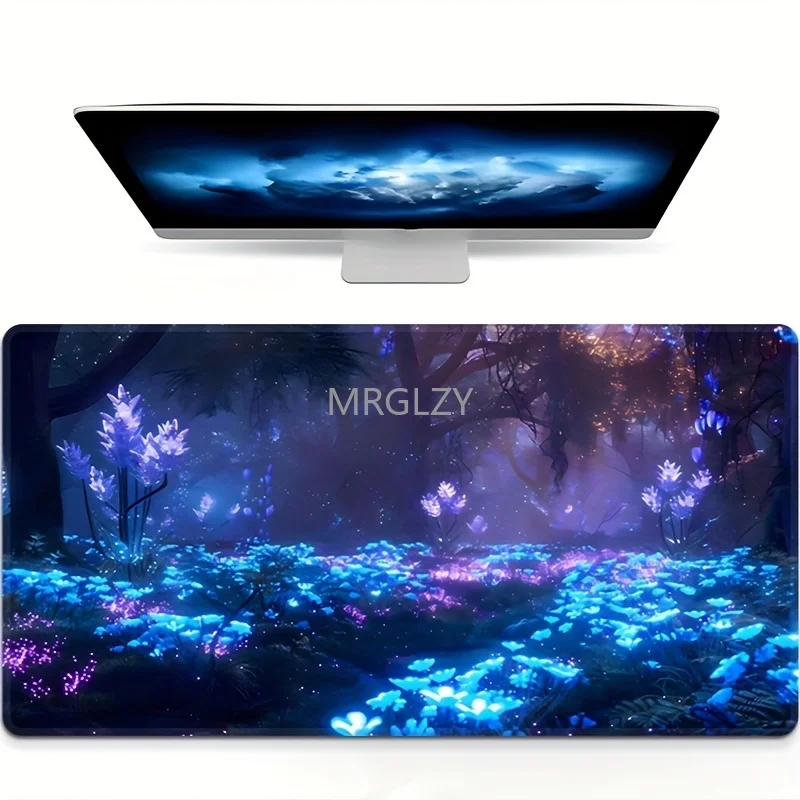 

Dreamy Forest Mouse Pad Large Size Rubber Base Anti-slip PC Desk Accessories Mousepad for Office & Gamer Keyboard Mats Decor Mat