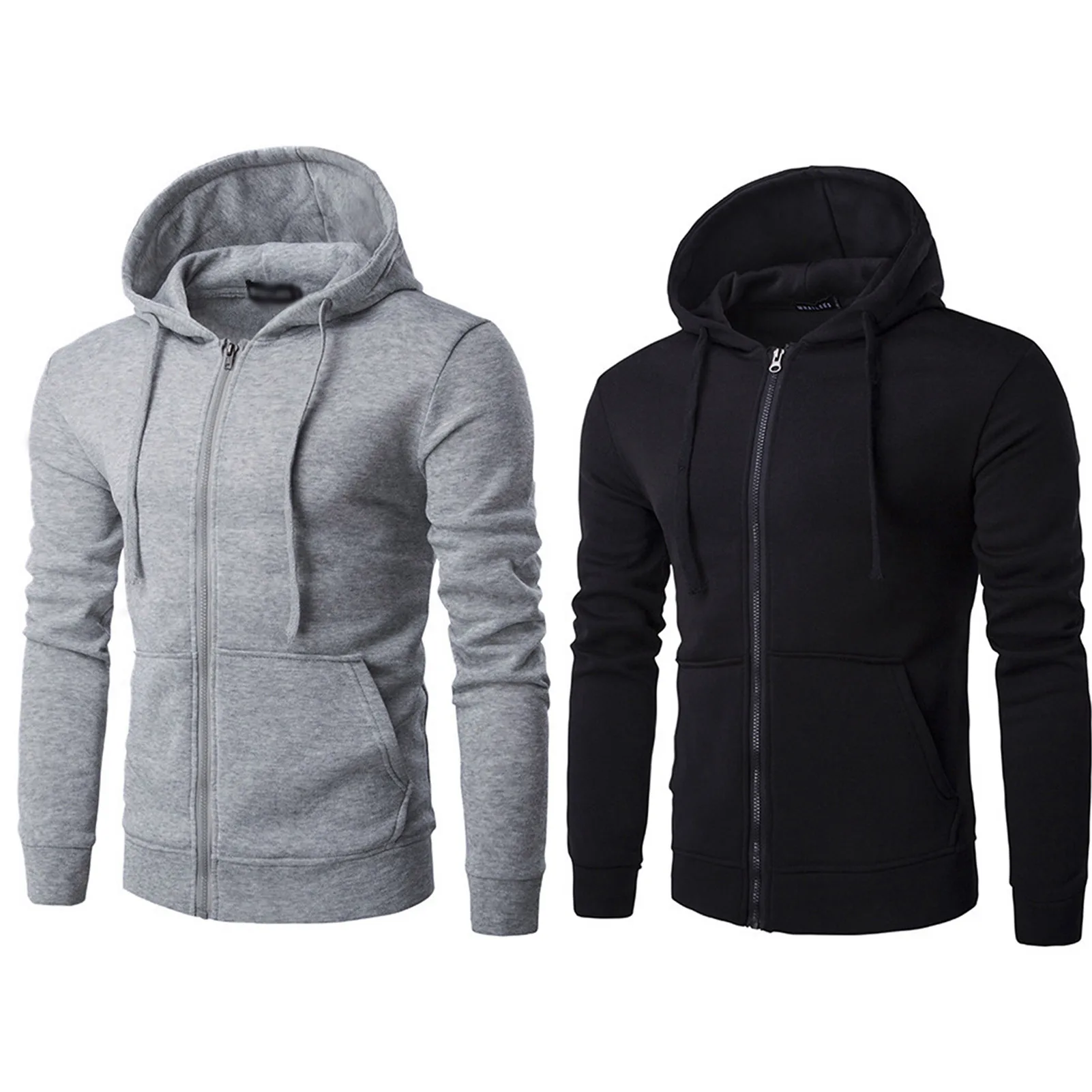 

Men's Hoodies Zip up Autumn Style Zipper Hooded Sweater for Going Out Travailing Hiking Sports