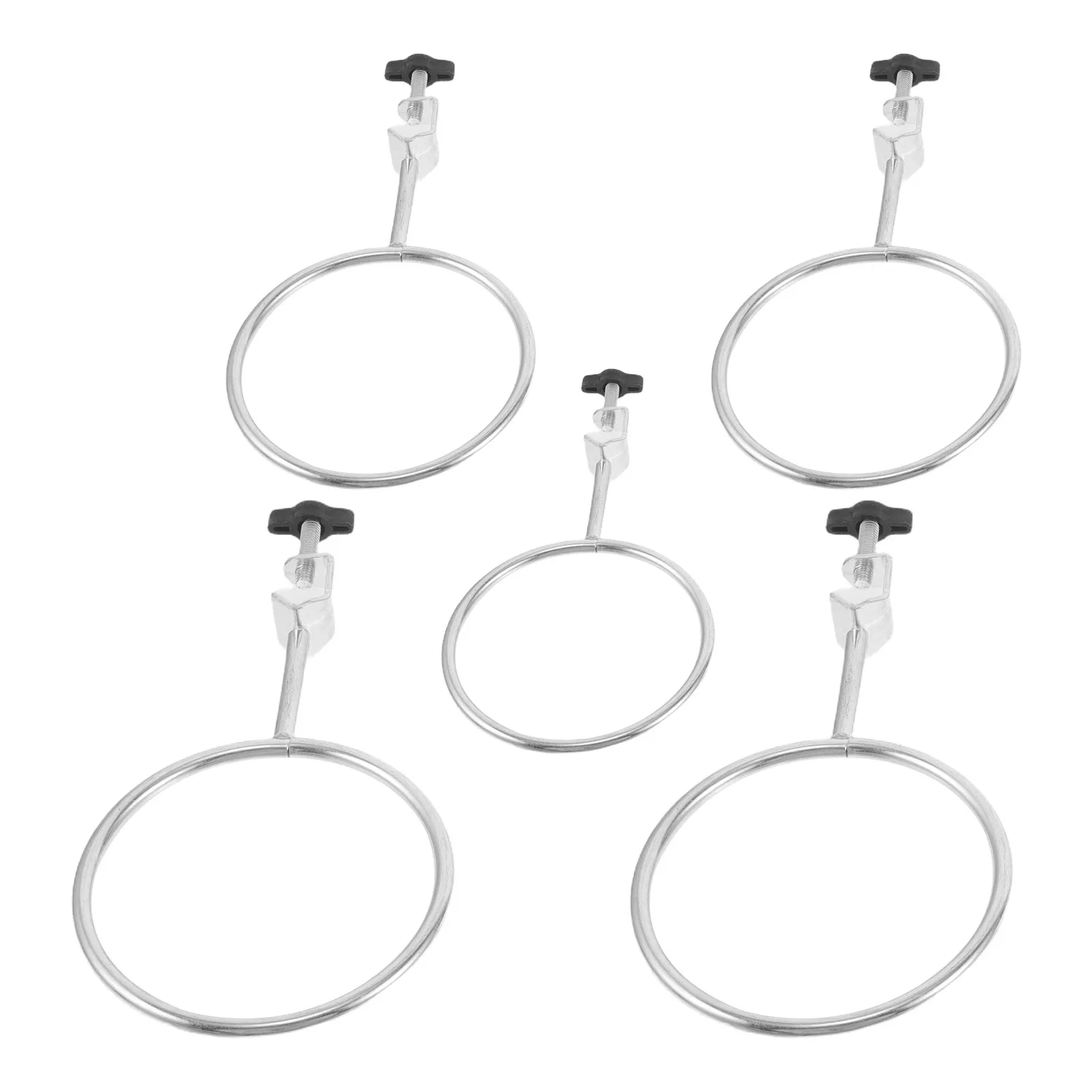 5Pcs Adjustable Plant Shelf Flower Stand Multi-Layer Metal Pot Holder for Lamp Post Plant Display Outdoor Indoor Fits Poles