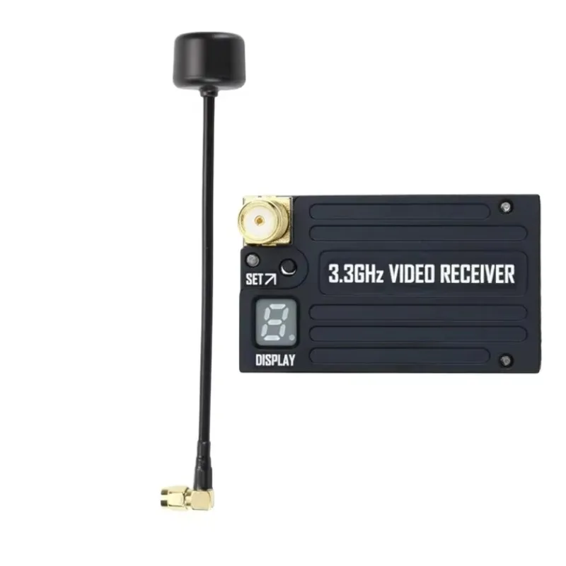 AvaCoreRushFPV 4W 16Ch VRX Image Transmission Receiver Set Video Glasses 15dBi For FPV