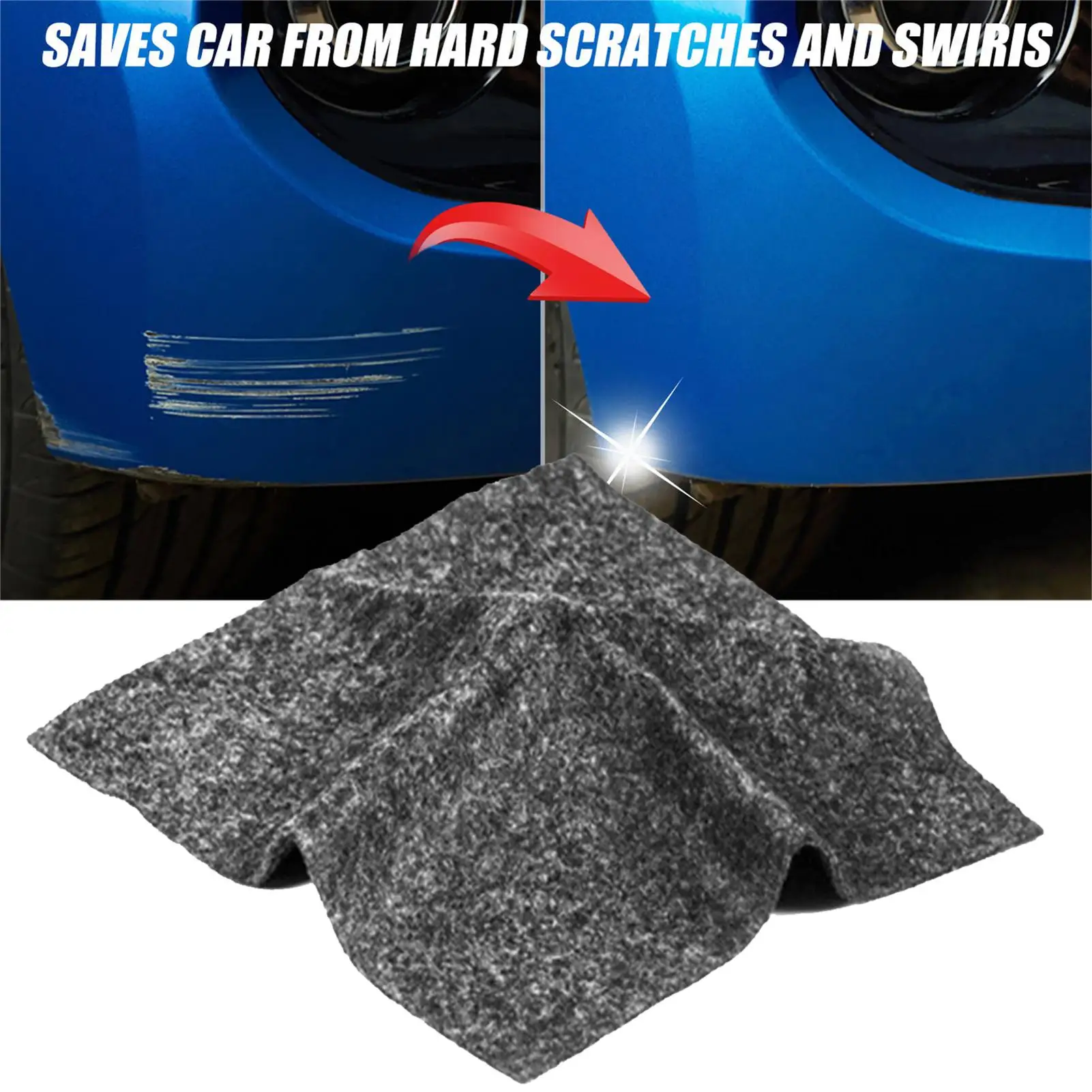 NanoSparkleCloth Car Scratches Rags Repair Tools Multifunction Nano MagicCloth Scratch Remover Scratch Repair Accessories