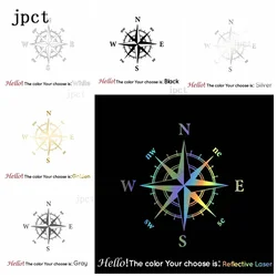 Compass 3D waterproof block scraping body sticker suitable for PVC covering scratches of car door, 12cm * 12cm