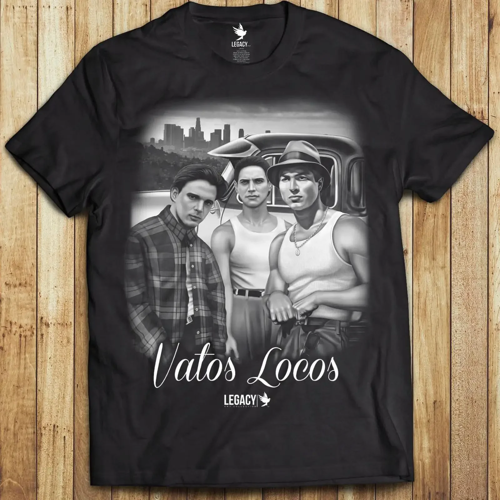 Vatos Locos Throwback YOUTH SHIRT vintage Washed graphic streetwear Stretched Slightly Comfortable Casual Versatile Unisex