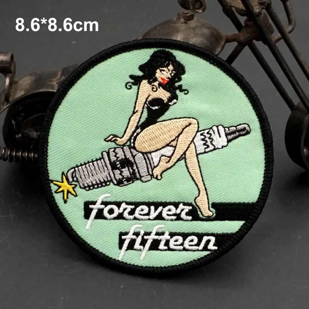 forever fifteen EMBROIDERY PATCH AB4