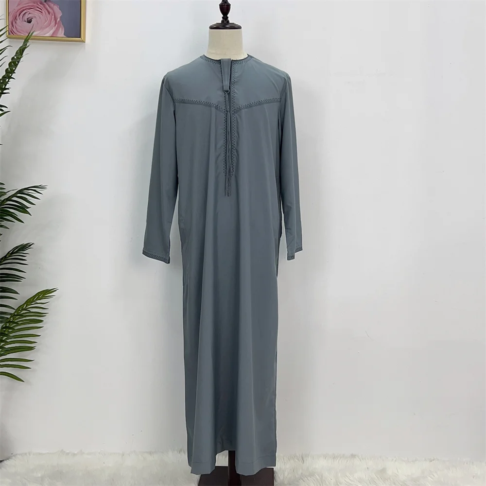 Ramadan eid moda abaya árabe saudita paquistão kurta muçulmano abayas para homens vestidos kaftan marocain camiseta vestido túnica