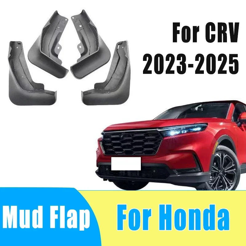 

4pcs Automotive Tire Mudguard Waterproof Prevent Mud Splashing Car Mud Flap Fender Trim Accessories For Honda CRV 2023-2025 2024