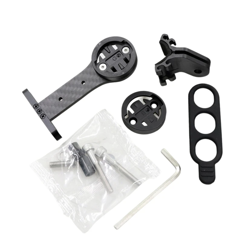 Suporte de fibra de carbono para computador de bicicleta, acessório de peças de ciclismo para bryton garmin gopro magene blackbird igpsport