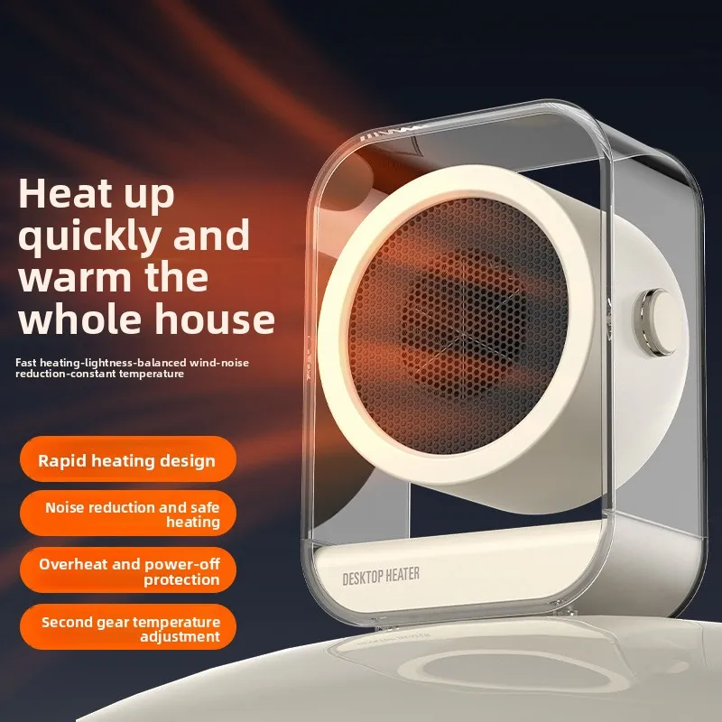 

Portable Desktop Heater Fast Heating Small Electric Warmer for Home Office Dorm