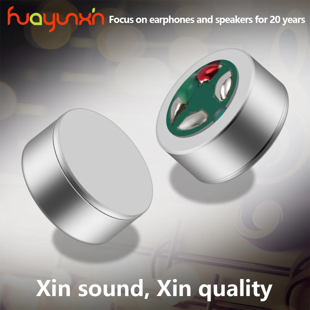 Huayunxin 11.2mm 16ohm  Full Frequency Range Bone Conduction Headset Spring Alice Vibration Dynamic Driver Horn Speaker Unit