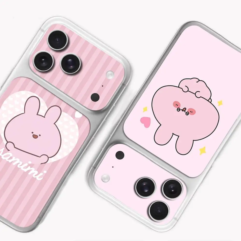 

Asamimichaan Asleep Cute Asamimi For iPhone 17 Pro 17 Pro Max Rear Skin Wrap Decal Protective Sticker