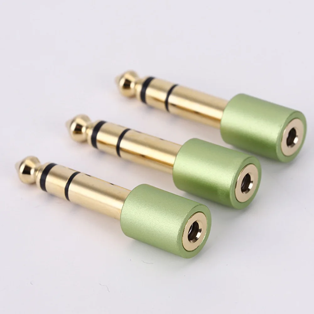 Musical Sound 1/4/12/50 Pieces 6.35mm 1/4 Male to 3.5mm 1/8 Female Stereo Headphone Adapter Connector Stereo Audio Jack