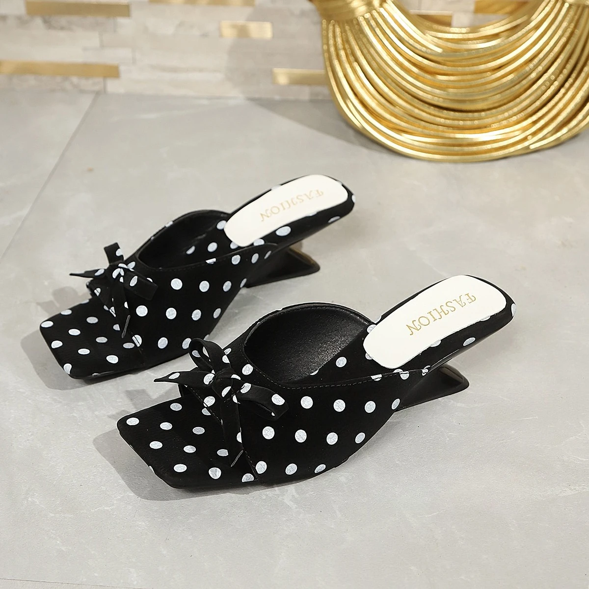 Pointed Toe High Heels Women Sandals 2026 Summer Mules Shoes Elegant Butterfly-knot Stripper Party Sandals Sandalias De Mujer