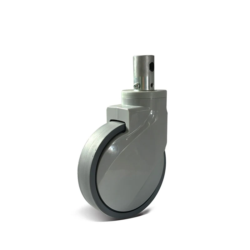 6inch Medical Universal Wheel, Silent Center Control Wheel Caster, Hospital Bed Rubber Wheel