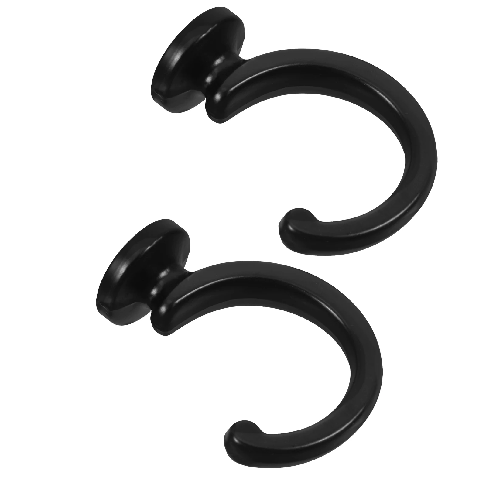 

2Pcs Zinc Wall Hooks Black Heavy Curtain Holder Duty Mount Curtain Holdbacks Tieback Hooks Drapery Holder Storage