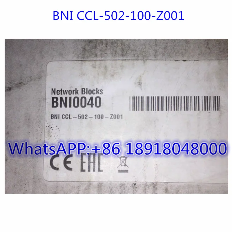 

Brand New BNI0040 Control Module BNI CCL-502-100-Z001 Fast Shipping