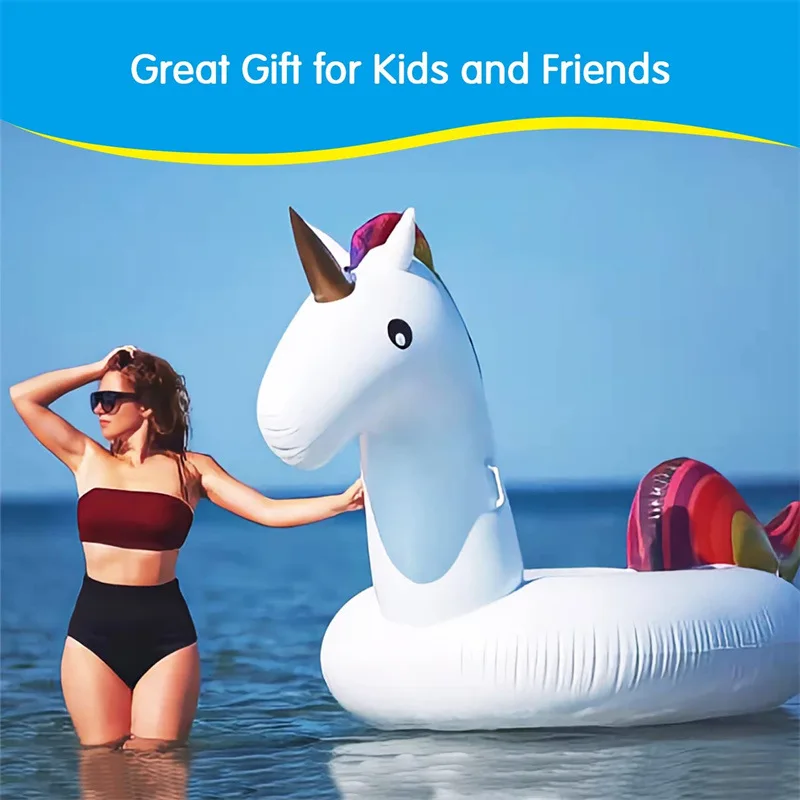 new-water-toys-unicorn-pvc-inflatable-floating-row-swimming-pool-party-fun-toys-thcikened-pvc-floating-bed-floating-raft
