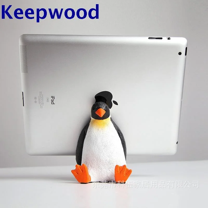 Soporte para tableta con diseño de pingüino, oso Polar, astronauta, almohadilla de dibujos animados, soporte para teléfonos bonitos, soporte creativo para Ipad, baliza Universal para tableta